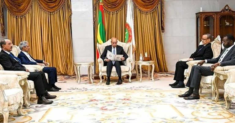 الغزواني استقبل ممثل البوليساريو watanserb.com
