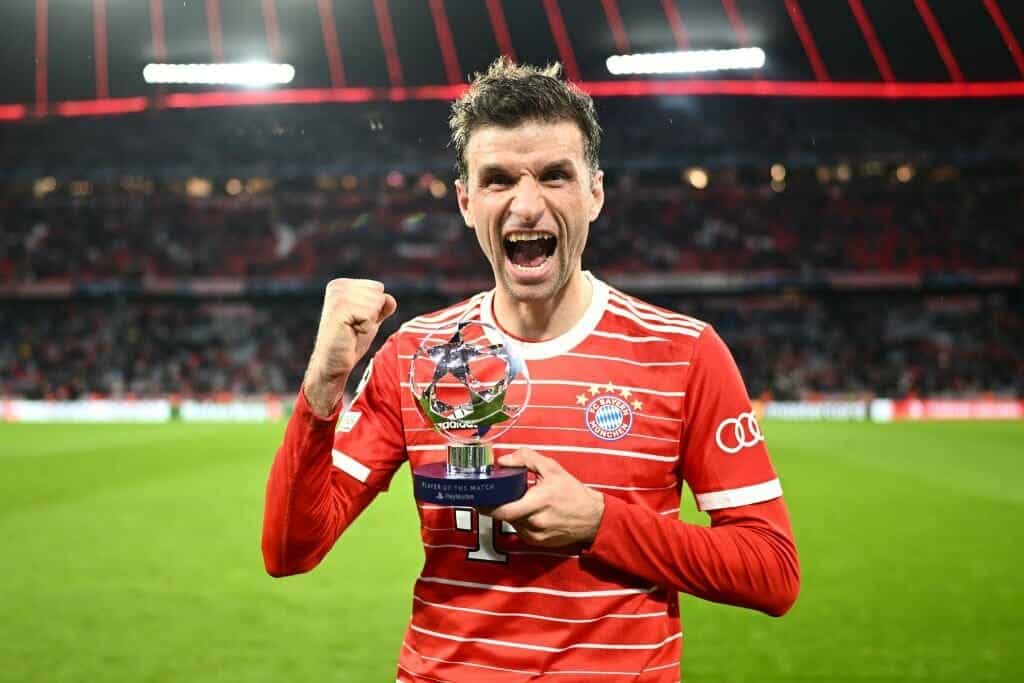 لاعب بايرن ميونخ مولر