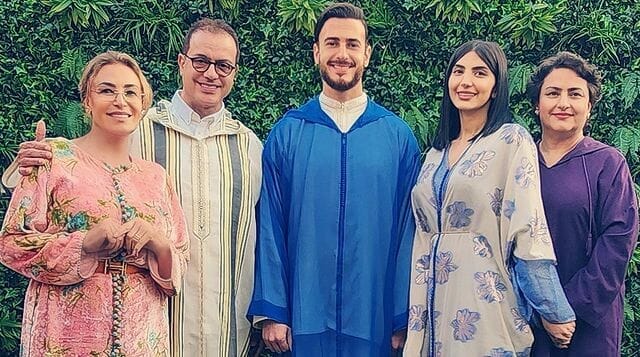 سعد لمجرد مع عائلته