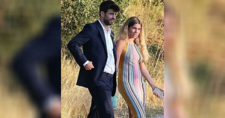 بيكيه يحتفل بمغادرة شاكيرا بقبلة ساخنة مع عشيقته لكلارا شيا (شاهد) بيكيه وعشيقته كلارا شيا watanserb.com