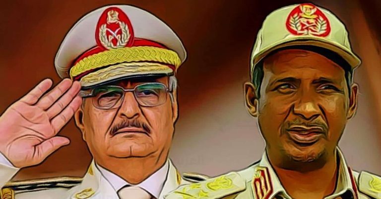 حميدتي وخليفة حفتر watanserb.com