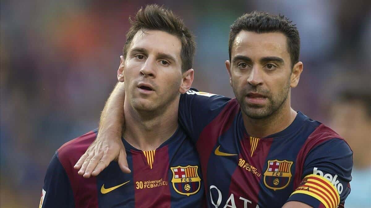 ميسي وتشافي
