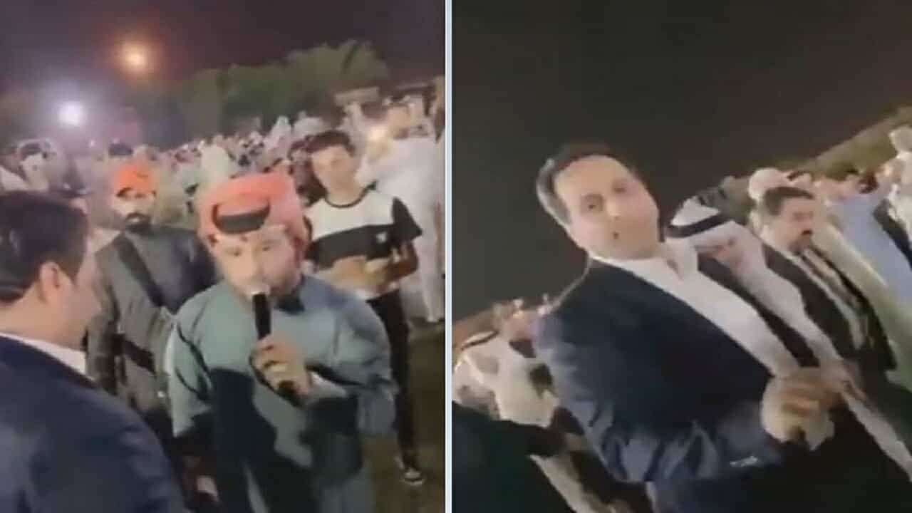زياد الجنابي يرقص ويوزع الأموال