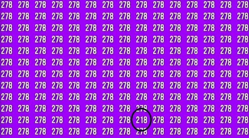 تحديد الرقم 218 في الصورة