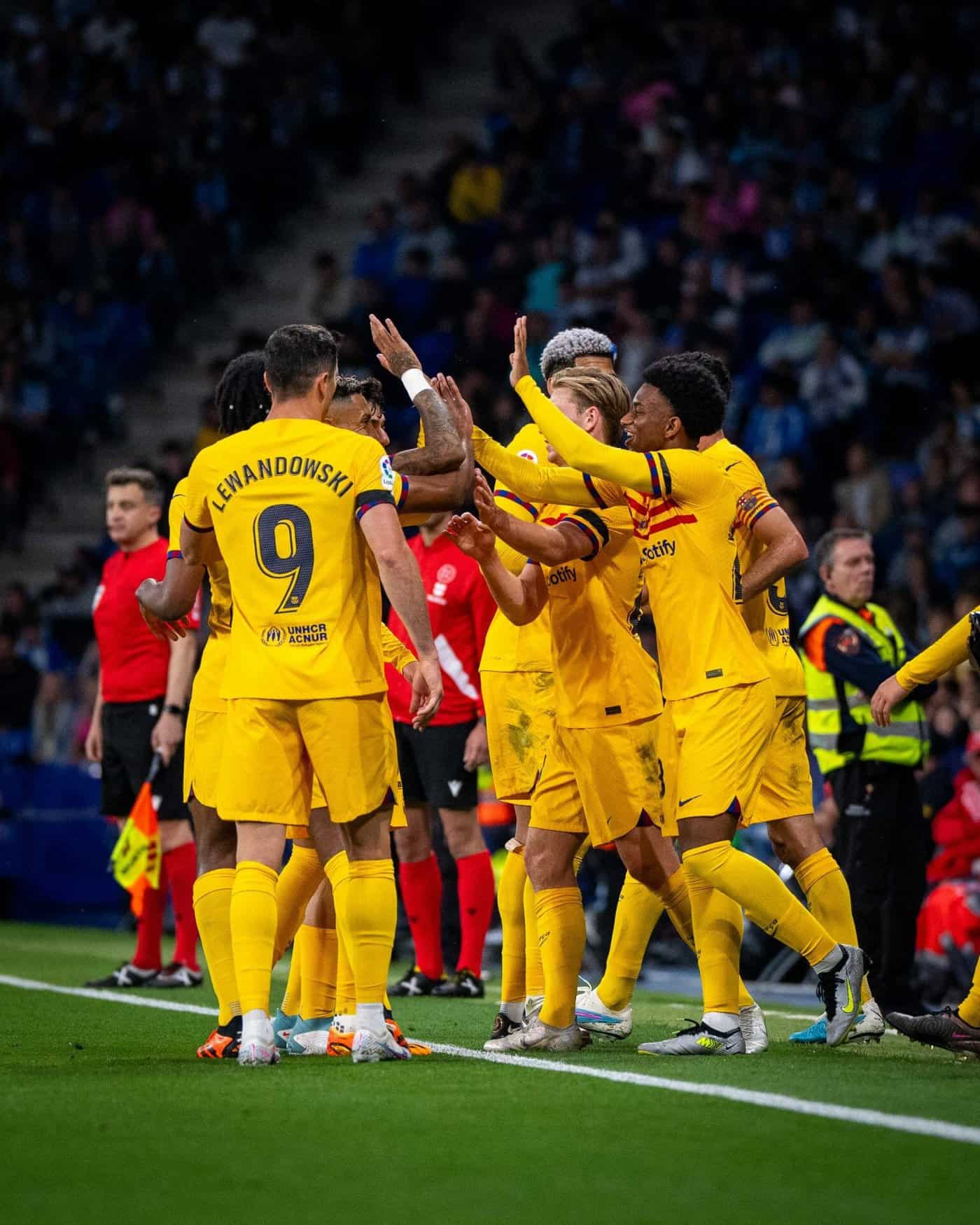 احتفال برشلونة