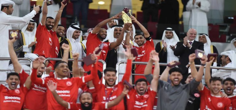 الأول منذ 30 عاماً.. العربي يُتوج بلقب كأس أمير قطر بعد فوزه على السد (فيديو) تتويج العربي بلقب كأس أمير قطر 2023 watanserb.com