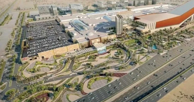 توقف الأشغال في مول السعودية بالرياض watanserb.com