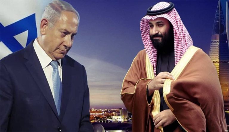 نتنياهو ومحمد بن سلمان watanserb.com