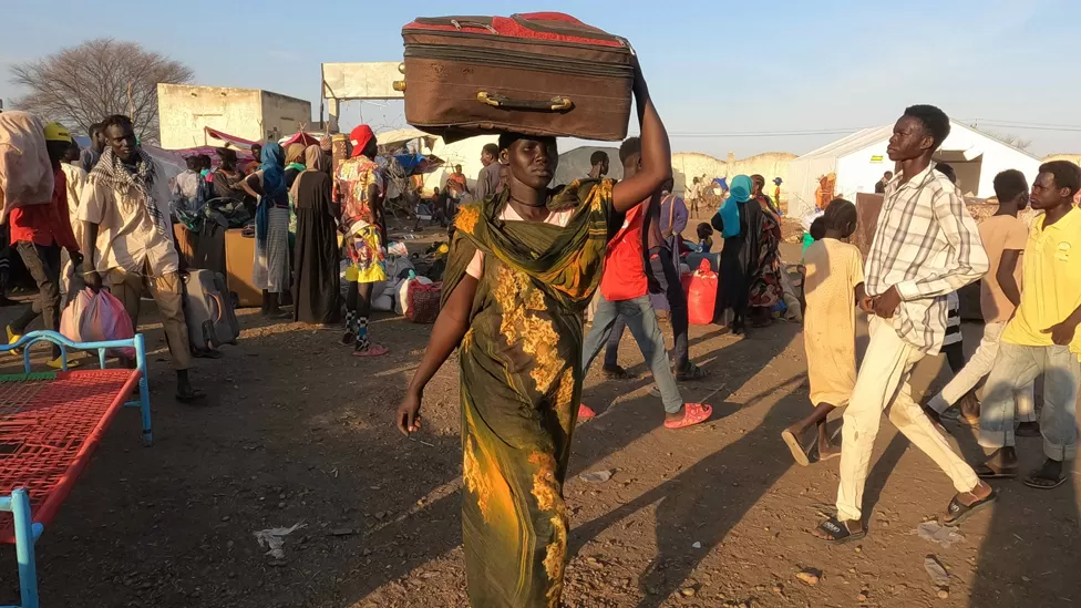 نزوح السودانيين الى جنوب السودان 