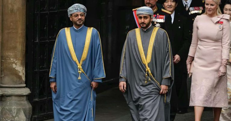 ظهور لافت لولي عهد عُمان ذي يزن بن هيثم في حفل تتويج الملك تشارلز ولي عهد عُمان ذي يزن بن هيثم في حفل تتويج الملك تشارلز watanserb.com