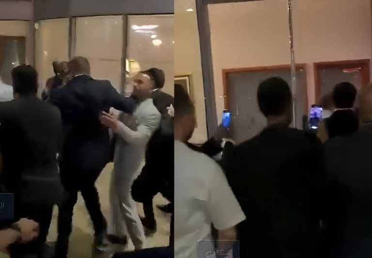 عمرو دياب في تصرف عنيف وصادم مع أحد المعجبين في زفاف ابنة حميد الشاعري(فيديو) عمرو دياب في تصرف عنيف وصادم مع أحد المعجبين (فيديو) watanserb.com