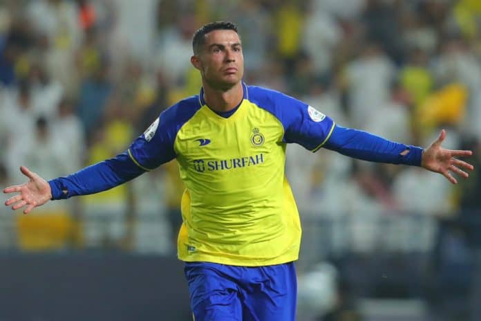 نجم نادي النصر السعودي كريستيانو رونالدو