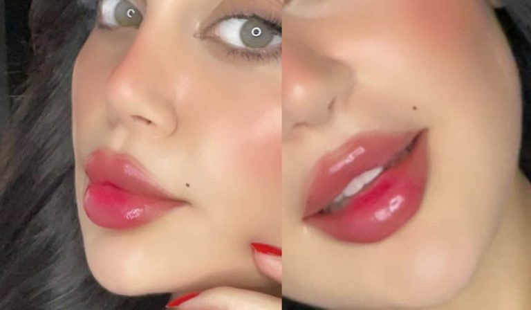 ابنة هيفاء وهبي مهووسة بشكل شفتيها بعد عمليات التجميل.. شاهد كيف أصبحت (فيديو)