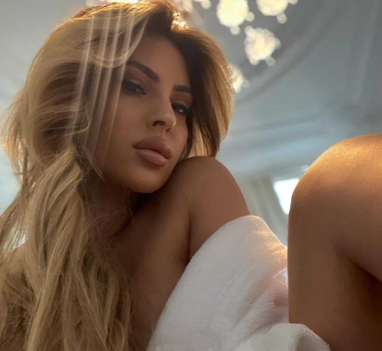 مريم الدباغ تستعرض ملابسها الداخلية بفستان أبيض شفاف (شاهد)