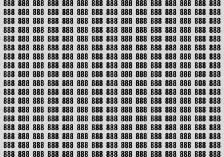 لديك عيون نسر حقا إذا اكتشفت الرقم 808 المخفي في 3 ثوانٍ