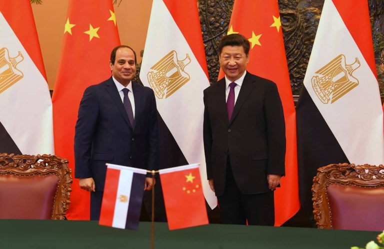 السيسي والرئيس الصيني