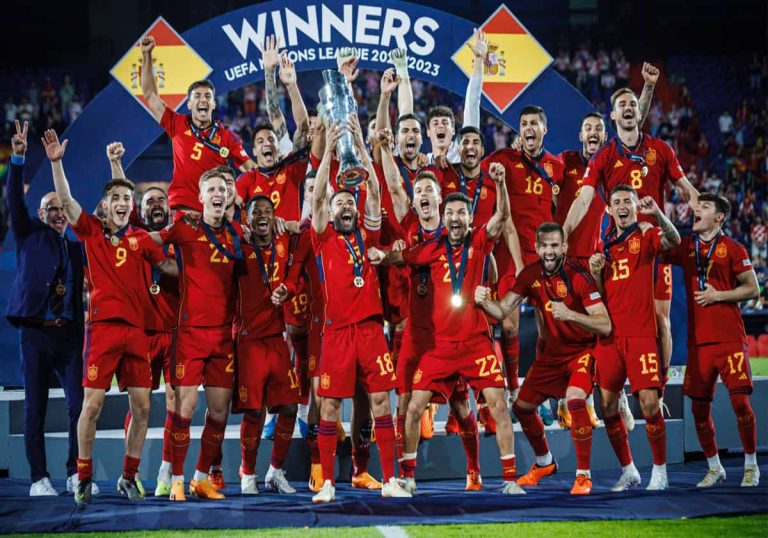المنتخب الإسباني بطلاً لدوري الأمم الأوروبية بعد فوزه على كرواتيا بركلات الترجيح (فيديو) المنتخب الإسباني بطل دوري الأمم الأوروبية