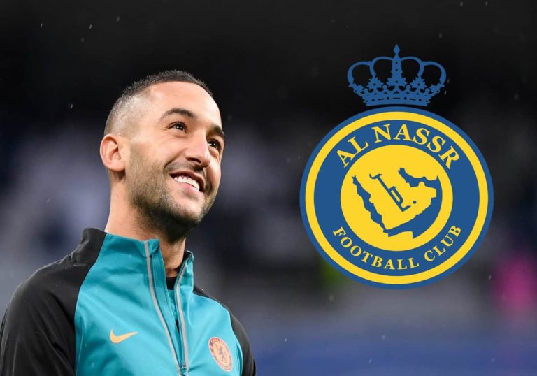 عقد المغربي حكيم زياش مع النصر السعودي
