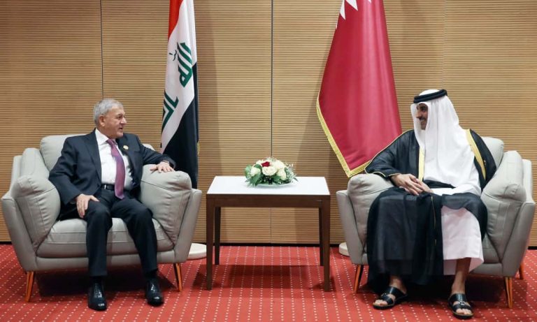 بعد تسريب موعدها.. تفاصيل زيارة أمير قطر المرتقبة إلى العراق امير قطر والرئيس العراقي