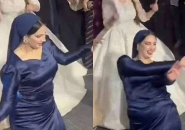 فيديو مثير لـ سيدة الفستان الأزرق.. مفاجأة كشفها مفجر الواقعة