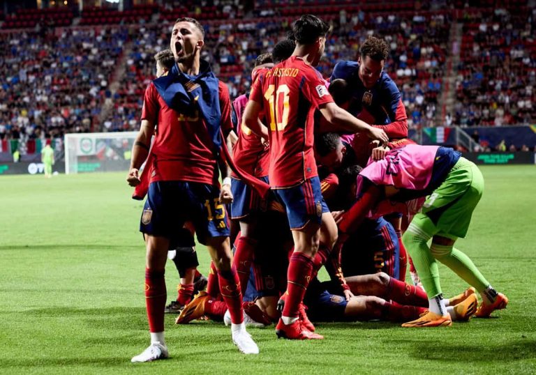 إسبانيا تضرب موعداً مع كرواتيا بعد هزيمة إيطاليا في دوري أمم أوروبا 2023 (فيديو) فوز إسبانيا على إيطاليا في دوري أمم أوروبا 2023
