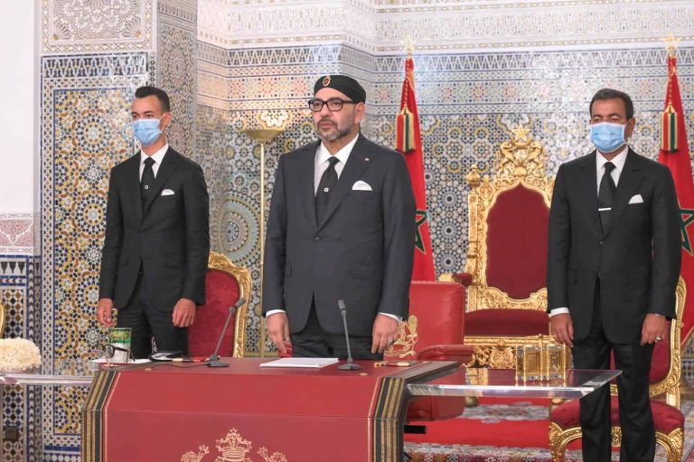 محمد السادس ومولاي رشيد ومولاي الحسن
