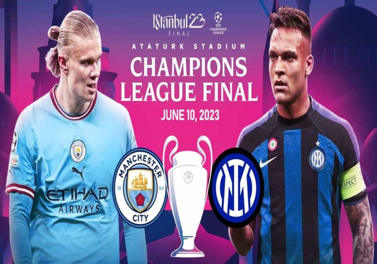 موعد مباراة مانشستر سيتي وإنتر ميلان والتشكيلة في نهائي دوري أبطال أوروبا 2023 موعد مباراة مانشستر سيتي وإنتر ميلان