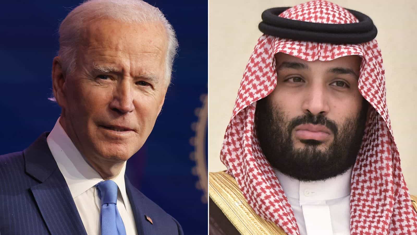 محمد بن سلمان وجو بايدن