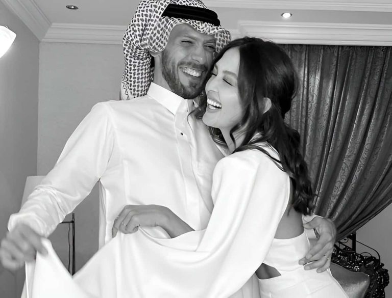 السعودي مهند قطان يستعرض جسد خطيبته اللبنانية غادة الترك ويهاجم المستنكرين (شاهد)