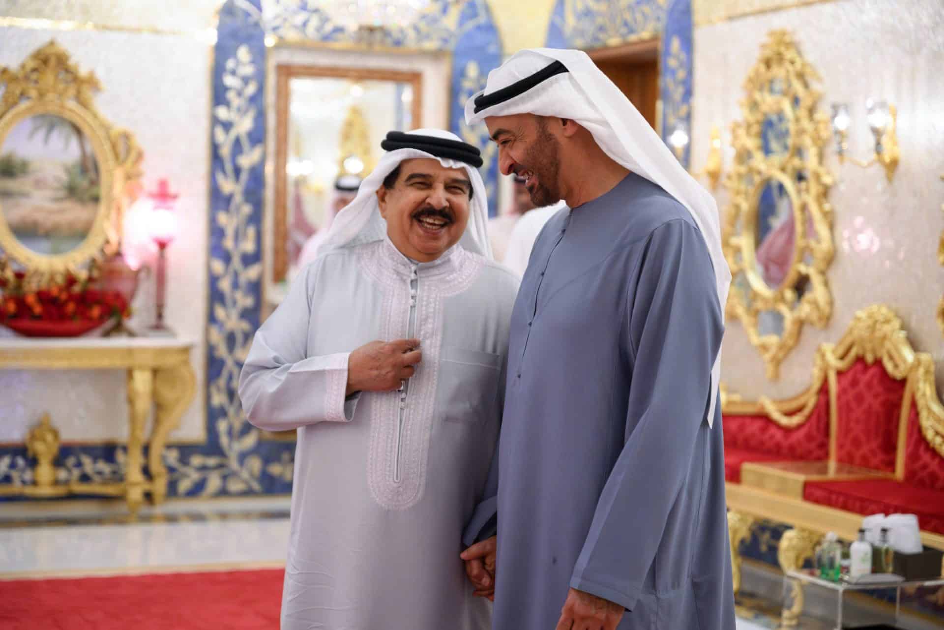 حمد بن عيسى و محمد بن زايد