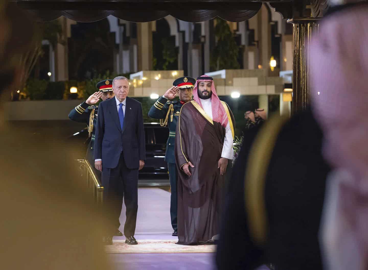 رجب طيب أردوغان في السعودية 