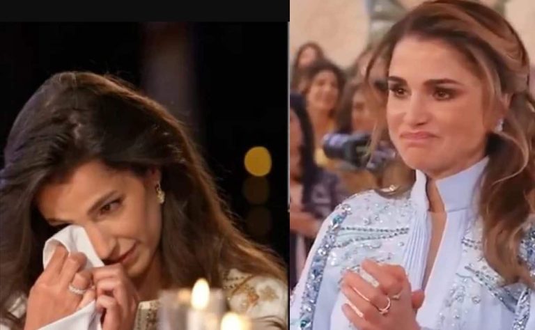 الملكة رانيا تبكي.. فيديو جديد من كواليس حفل حناء رجوة آل سيف ينشر لأول مرة (شاهد)