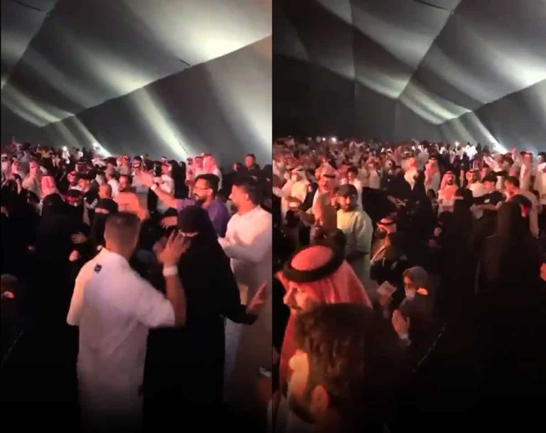 رقص مختلط و”خليع” بين منقبات وشبان في حفل بالسعودية يثير الجدل! (فيديو) رقص مختلط بين منقبات وشبان في السعودية