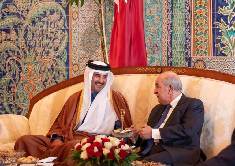 عبد المجيد تبون وتميم بن حمد