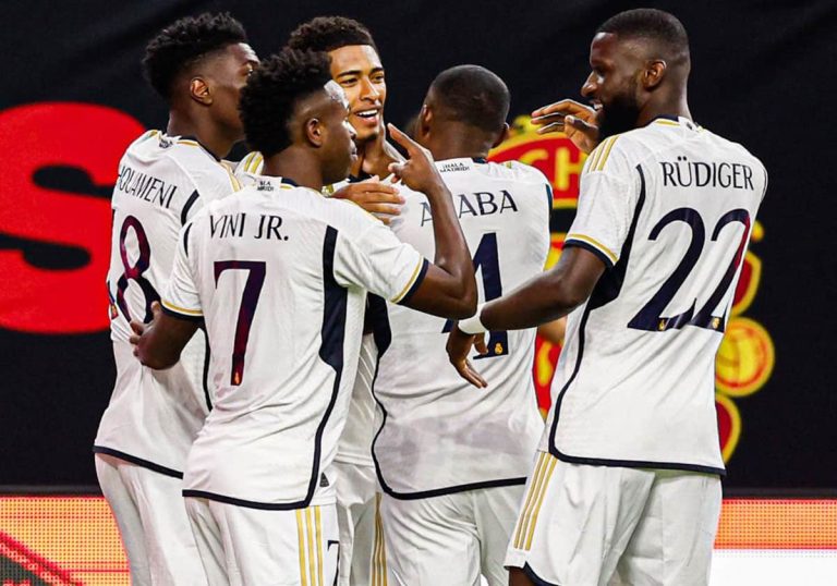 مباراة ريال مدريد ومانشستر يونايتد