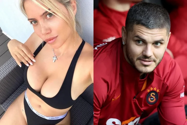 واندا نارا تكشف صدرها بشكل متعمد وهي بأحضان زوجها ماورو إيكاردي في السرير (شاهد) واندا نارا وزوجها ماورو إيكاردي
