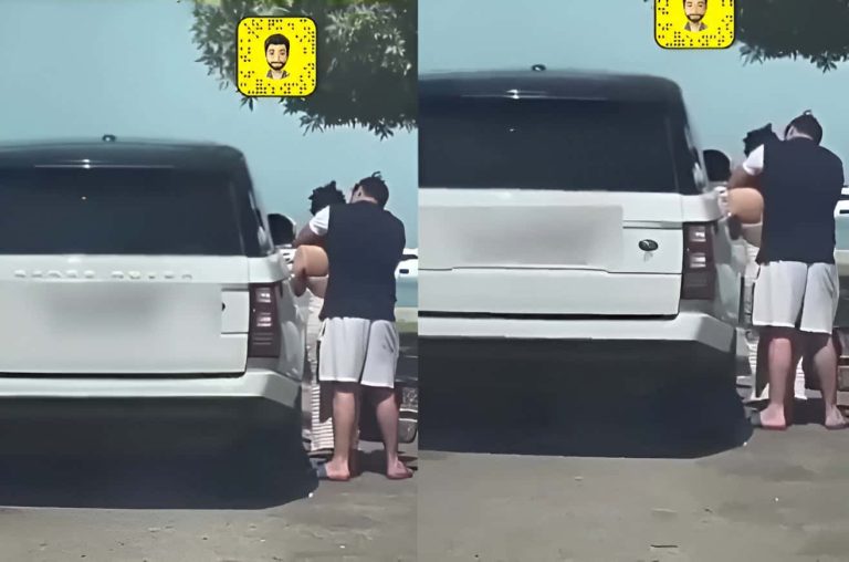 فعل فاضح في الكويت.. شاب وفتاة يمارسان الرذيلة من الخلف في شارع عام (فيديو)