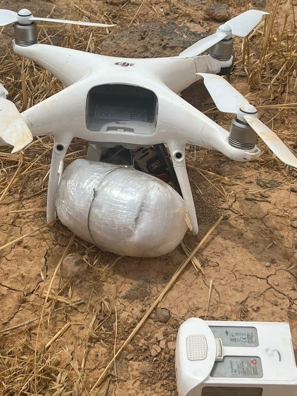 إسقاط طائرة مسيرة محملة بمتفجرات