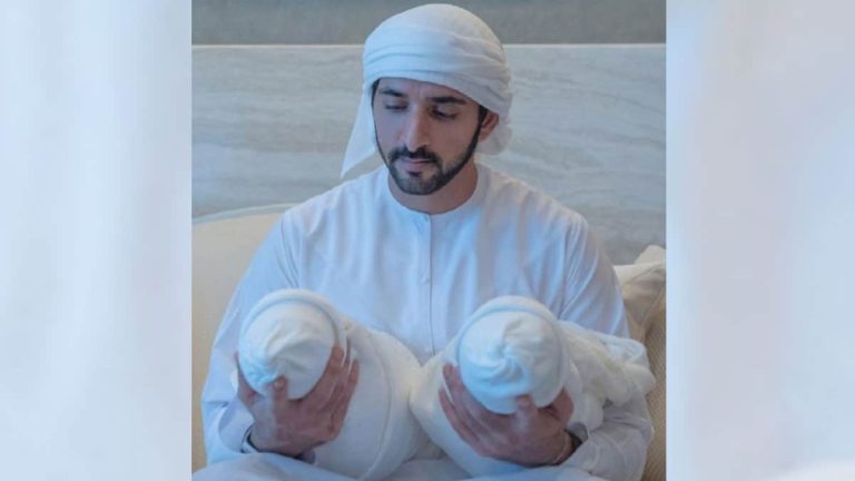 نجل حاكم دبي في رحلة صيد مثيرة بالريف الإنجليزي رفقة طفليه (شاهد) الشيخ حمدان بن محمد مع أطفاله