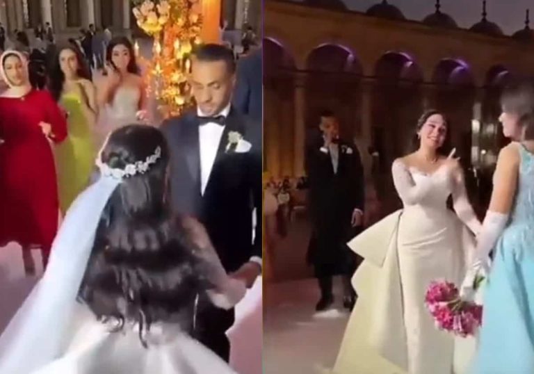 حفل زفاف ورقص داخل مسجد بالقاهرة