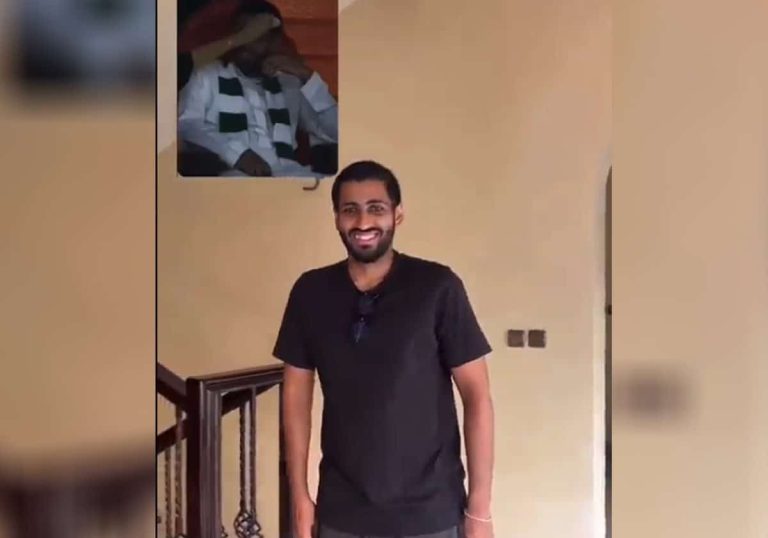 أول ظهور لصاحب واقعة مسح العرق في مدرجات الأهلي.. علاقته بالفتاة أغضبت السعوديين