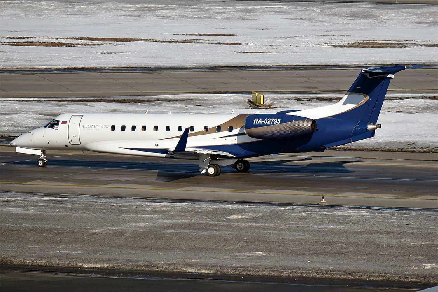 طائرة Embraer Legacy التي استقلها قائد فاغنر