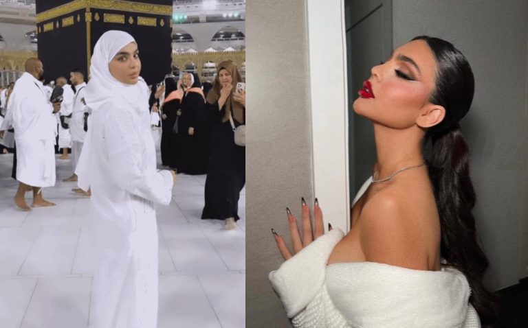 قمر اللبنانية بعد العمرة