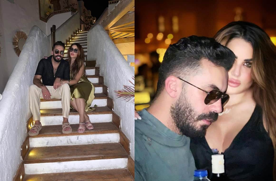 ندى الكامل مع زوجها الجديد