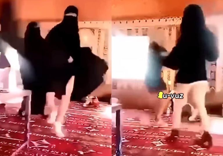 فتيات برفقة شبان داخل استراحة بالسعودية.. ارتدين النقاب وعرين أفخاذهن (شاهد) فتيات برفقة شبان داخل استراحة بالسعودية.. ارتدين النقاب وعرين أفخاذهن