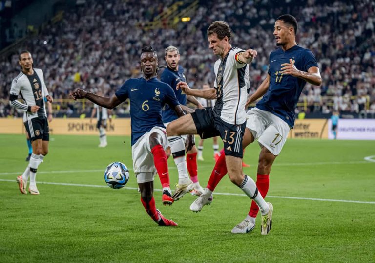 ماكينات منتخب ألمانيا تعود إلى العمل بفوزٍ شاق على وصيف كأس العالم فرنسا (شاهد) مباراة ألمانيا وفرنسا