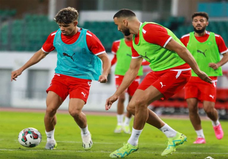 تدريبات المنتخب المغربي