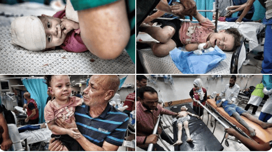 الحرب على غزة.. فيديو يدمي القلوب يوثق لحظة استشهاد رضيعة فلسطينية تبلغ شهرين أطفال فلسطينيون استهدفهم الاحتلال