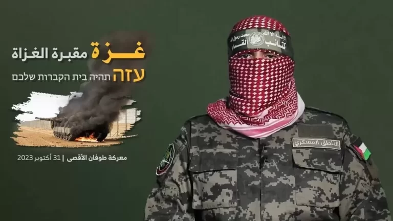 أبو عبيدة المتحدث باسم كتائب القسام