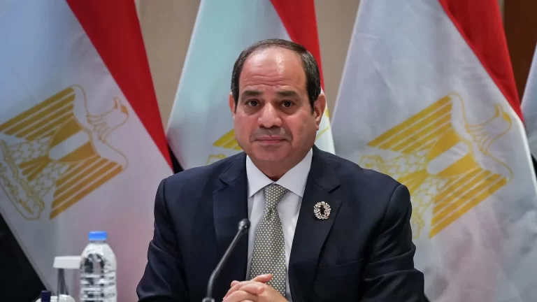 السيسي يتحدث عن نزوح الفلسطينيين إلى مصر